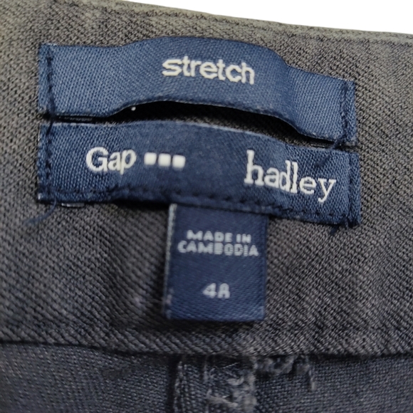 Gap Hadley Pants Womens Size 4 Grey Stretch Low Rise Flare Leg Trouser Bootcut - Picture 3 of 11